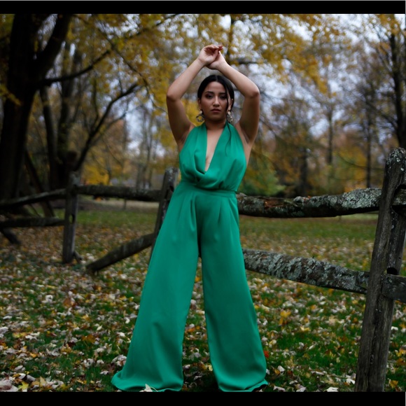 Pants - Women’s Green Jumpsuit